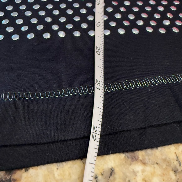 Velvet Heart black silver beaded black mini tank dress SZ SM - Picture 6 of 8